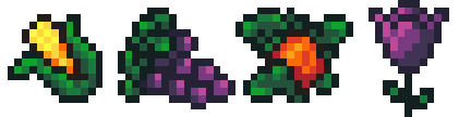 Sprites of some food crops